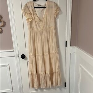 Baltic Born Elegant Cream Maxi Dress